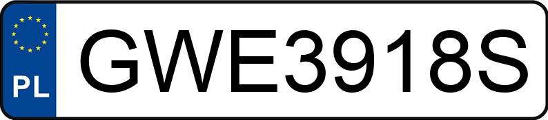 Numer rejestracyjny GWE 3918S posiada OPEL ASTRA - GWE3918S