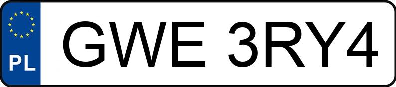 Numer rejestracyjny GWE 3RY4 posiada URSUS C 4011 - GWE3RY4 Numer rejestracyjny GWE 3RY4 posiada URSUS C 4011 - GWE3RY4