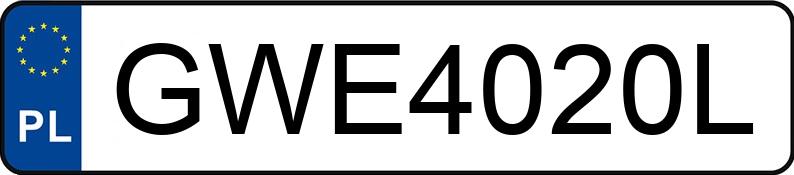 Numer rejestracyjny GWE 4020L posiada BMW X3 Diesel MR`07 E4 E83 3.0D Step - GWE4020L Numer rejestracyjny GWE 4020L posiada BMW X3 Diesel MR`07 E4 E83 3.0D Step - GWE4020L
