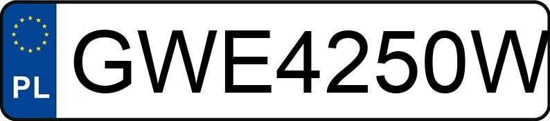 Numer rejestracyjny GWE 4250W posiada BMW X5 3.0D - GWE4250W Numer rejestracyjny GWE 4250W posiada BMW X5 3.0D - GWE4250W