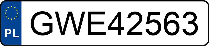Numer rejestracyjny GWE 42563 posiada RENAULT MEGANE - GWE42563 Numer rejestracyjny GWE 42563 posiada RENAULT MEGANE - GWE42563