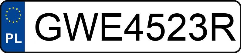 Numer rejestracyjny GWE 4523R posiada BMW 730D - GWE4523R Numer rejestracyjny GWE 4523R posiada BMW 730D - GWE4523R
