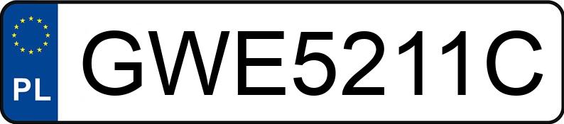 Numer rejestracyjny GWE 5211C posiada AUDI A6 - GWE5211C Numer rejestracyjny GWE 5211C posiada AUDI A6 - GWE5211C