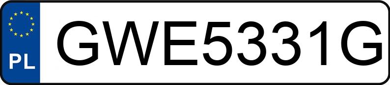 Numer rejestracyjny GWE 5331G posiada SAAB 9-3 Sport TiDS MR`03 E3 Vector PF - GWE5331G