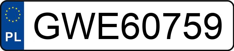 Numer rejestracyjny GWE 60759 posiada AUDI A3 1.9 TDi Kat. MR`01 8L Ambiente - GWE60759