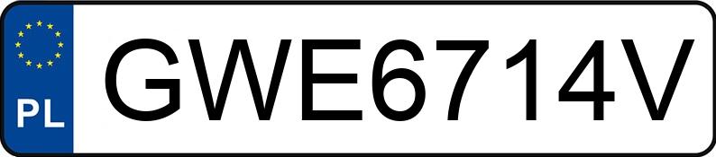 Numer rejestracyjny GWE 6714V posiada MERCEDES-BENZ S 500 - GWE6714V