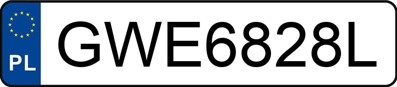 Numer rejestracyjny GWE 6828L posiada NISSAN QASHQAI+2 - GWE6828L