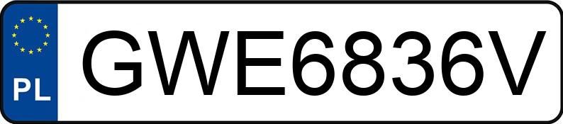 Numer rejestracyjny GWE 6836V posiada AUDI A3 - GWE6836V Numer rejestracyjny GWE 6836V posiada AUDI A3 - GWE6836V