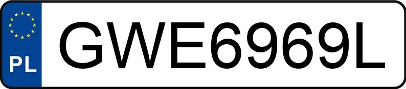 Numer rejestracyjny GWE 6969L posiada PORSCHE Cayenne II 3.0 DPF MR`10 E5 Diesel Tiptronic S - GWE6969L