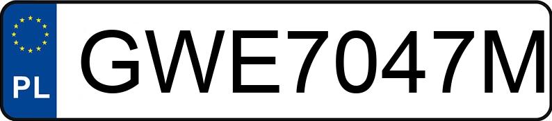Numer rejestracyjny GWE 7047M posiada VOLKSWAGEN JETTA - GWE7047M