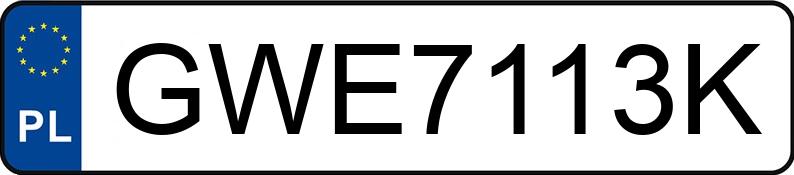 Numer rejestracyjny GWE 7113K posiada AUDI A3 1.8 Kat. MR`96 8L T Ambition - GWE7113K