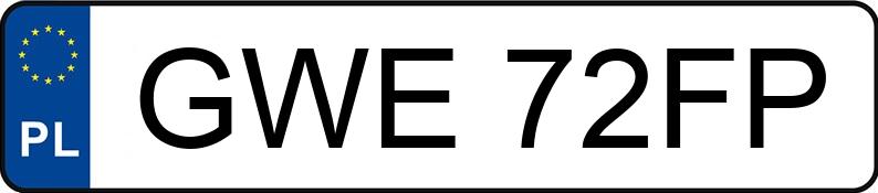 Numer rejestracyjny GWE 72FP posiada MITSUBISHI LANCER 1,5 KAT - GWE72FP Numer rejestracyjny GWE 72FP posiada MITSUBISHI LANCER 1,5 KAT - GWE72FP