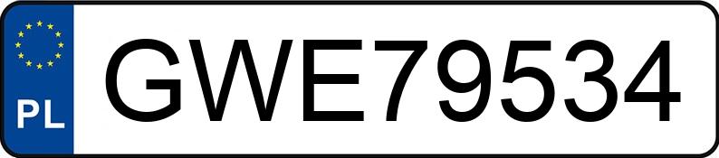Numer rejestracyjny GWE 79534 posiada FIAT UNO - GWE79534 Numer rejestracyjny GWE 79534 posiada FIAT UNO - GWE79534
