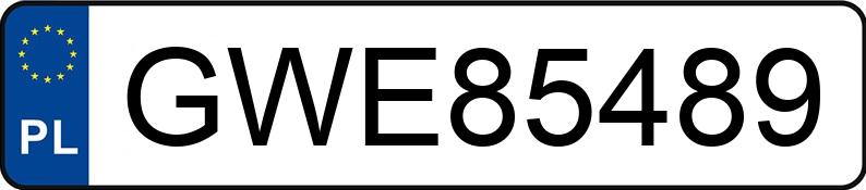 Numer rejestracyjny GWE 85489 posiada VOLKSWAGEN Passat B5 1.9 TDI MR`96 E2 Trendline - GWE85489