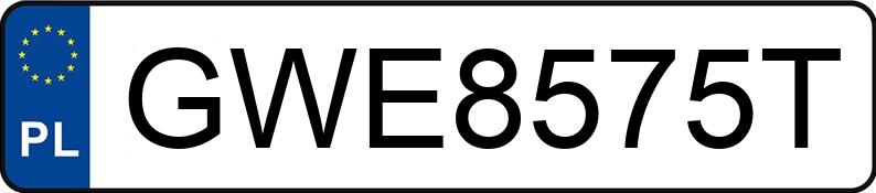 Numer rejestracyjny GWE 8575T posiada NISSAN JUKE - GWE8575T Numer rejestracyjny GWE 8575T posiada NISSAN JUKE - GWE8575T