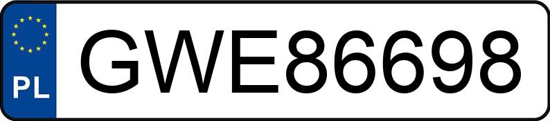 Numer rejestracyjny GWE 86698 posiada ALFA ROMEO 159 1.9 JTDM-jet DPF MR`05 E4 939 Progression - GWE86698