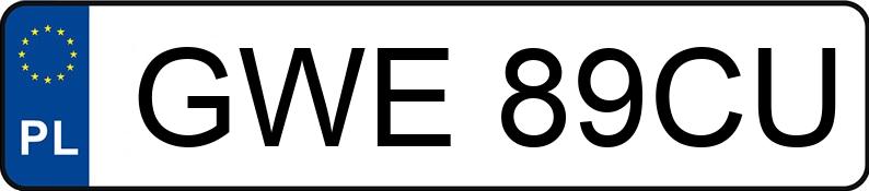 Numer rejestracyjny GWE 89CU posiada URSUS C-4011 - GWE89CU