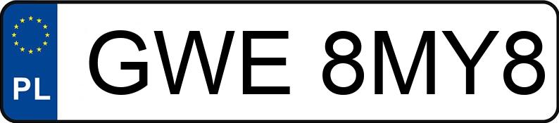 Numer rejestracyjny GWE 8MY8 posiada KAWASAKI Szosowe 600 do 1000 ccm ZR-7 - GWE8MY8 Numer rejestracyjny GWE 8MY8 posiada KAWASAKI Szosowe 600 do 1000 ccm ZR-7 - GWE8MY8