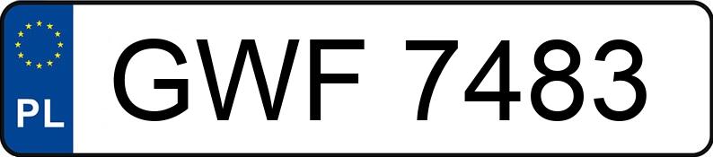 Numer rejestracyjny GWF 7483 posiada VOLKSWAGEN GOLF - GWF7483 Numer rejestracyjny GWF 7483 posiada VOLKSWAGEN GOLF - GWF7483
