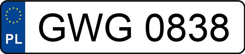 Numer rejestracyjny GWG 0838 posiada FSM-BIELSKO BIAŁA POLSKI FIAT 126P 650 - GWG0838