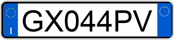 Numer rejestracyjny GX044PV posiada AUDI A5 1a serie