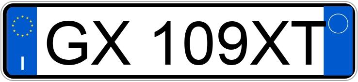 Numer rejestracyjny GX109XT posiada SMART fortwo 3as.