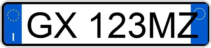 Numer rejestracyjny GX123MZ posiada JEEP Compass 2a serie Numer rejestracyjny GX123MZ posiada JEEP Compass 2a serie
