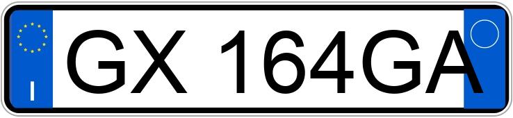 Numer rejestracyjny GX164GA posiada SEAT Leon 4a serie