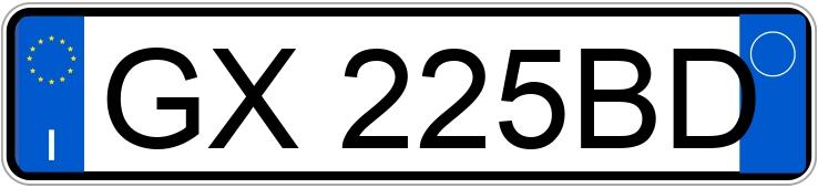 Numer rejestracyjny GX225BD posiada TESLA Model 3 Numer rejestracyjny GX225BD posiada TESLA Model 3