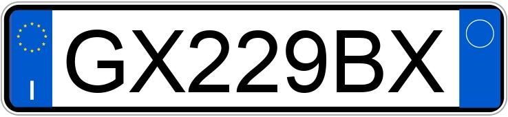 Numer rejestracyjny GX229BX posiada JEEP Renegade