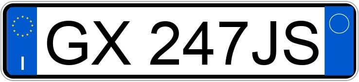 Numer rejestracyjny GX247JS posiada CUPRA Formentor