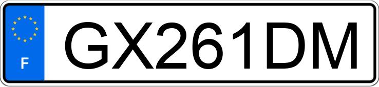 Numer rejestracyjny GX261DM posiada RENAULT MASTER III