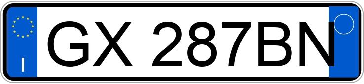 Numer rejestracyjny GX287BN posiada PORSCHE 911