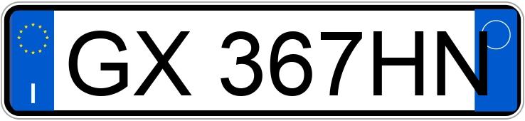 Numer rejestracyjny GX367HN posiada VOLKSWAGEN Polo 6a serie