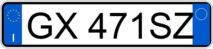 Numer rejestracyjny GX471SZ posiada ALFA ROMEO Tonale