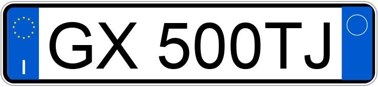 Numer rejestracyjny GX500TJ posiada LAMBORGHINI Hurac?n