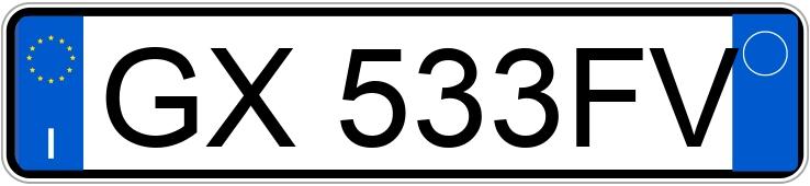 Numer rejestracyjny GX533FV posiada AUDI A5 3a serie