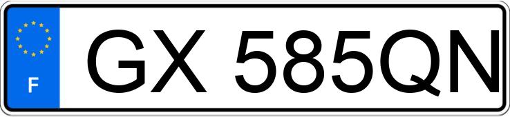 Numer rejestracyjny GX585QN posiada PEUGEOT 3008