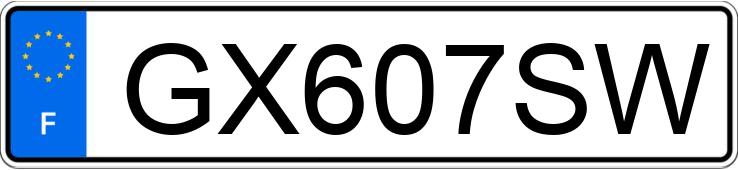 Numer rejestracyjny GX607SW posiada DODGE CALIBER
