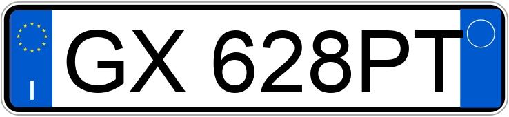 Numer rejestracyjny GX628PT posiada SUZUKI S-Cross 2a serie