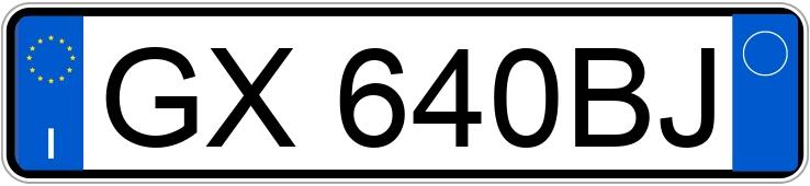 Numer rejestracyjny GX640BJ posiada BMW X6