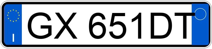 Numer rejestracyjny GX651DT posiada PORSCHE 718