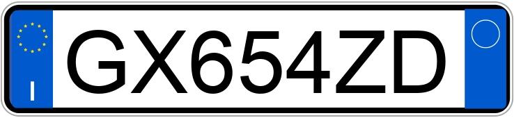 Numer rejestracyjny GX654ZD posiada FIAT Panda 3a serie Numer rejestracyjny GX654ZD posiada FIAT Panda 3a serie