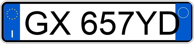 Numer rejestracyjny GX657YD posiada JEEP Avenger