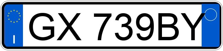 Numer rejestracyjny GX739BY posiada AUDI TT 3a serie