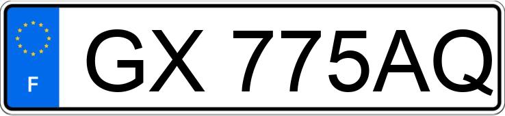 Numer rejestracyjny GX775AQ posiada JAGUAR S-TYPE