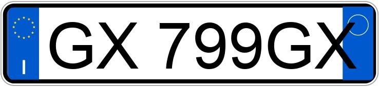 Numer rejestracyjny GX799GX posiada ALFA ROMEO MiTo Numer rejestracyjny GX799GX posiada ALFA ROMEO MiTo