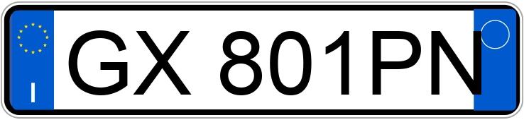 Numer rejestracyjny GX801PN posiada VOLKSWAGEN Tiguan 3a serie Numer rejestracyjny GX801PN posiada VOLKSWAGEN Tiguan 3a serie