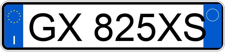 Numer rejestracyjny GX825XS posiada PORSCHE 911