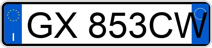 Numer rejestracyjny GX853CW posiada DACIA Spring